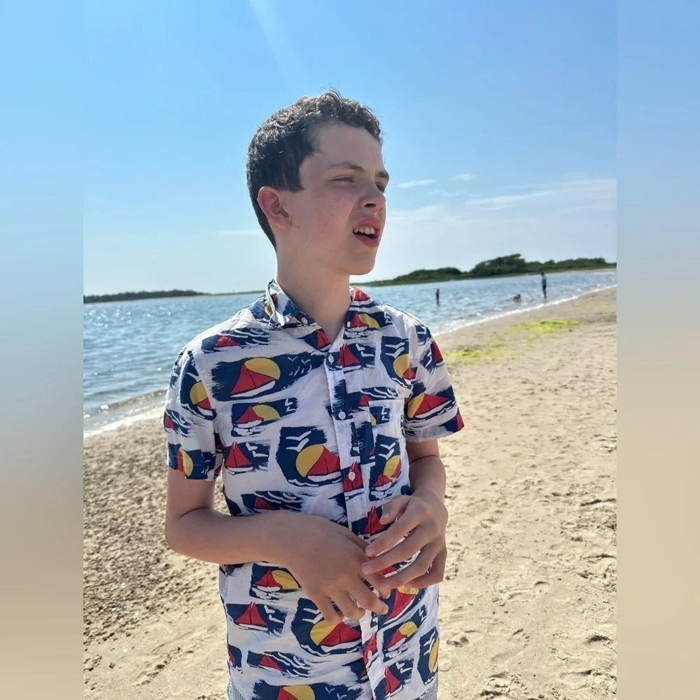 Jcrew vintage print shirt